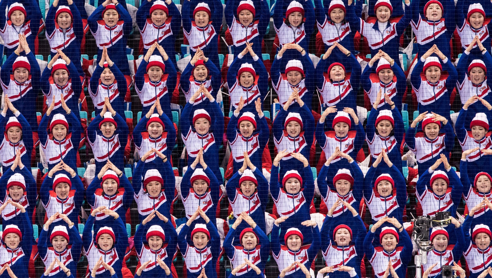 Winners: North Korean cheerleaders